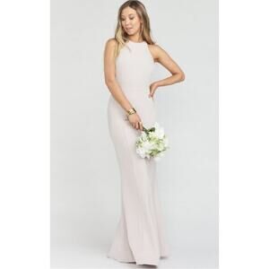SHOW ME YOUR MUMU Chicago High Neck Gown Women's Size Medium‎ Purple NWT Wedding